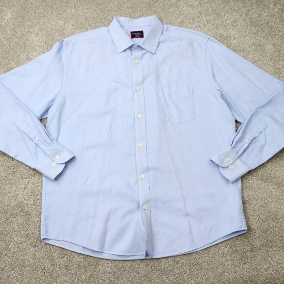 UNTUCKit Kvint Shirt Men XL Blue Slim Fit 100% Cotton Long Sleeve Button X-large - Picture 2 of 13